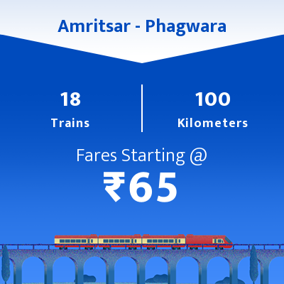 Amritsar To Phagwara Trains